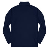 24 PVC JAX Embroidered Adidas Navy Quarter zip pullover