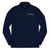 PVC gray Quarter zip pullover