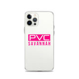 PVC Savannah Pink Clear Case for iPhone®