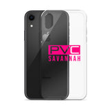 PVC Savannah Pink Clear Case for iPhone®