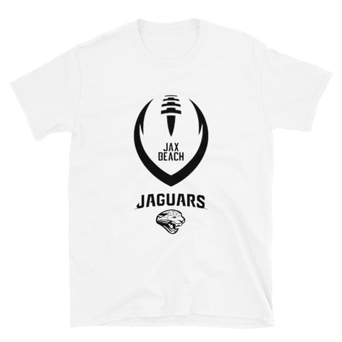 Jacksonville Beach Jags Pop Warner Football Short-Sleeve Unisex T-Shirt designed by Hingson