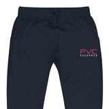 24 PVC SAV Embroidered Navy Unisex fleece sweatpants