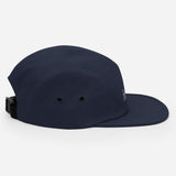 The Discovery School Adult Five Panel Cap - White Embroider on Navy