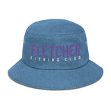 FHS Fishing Club Denim bucket hat