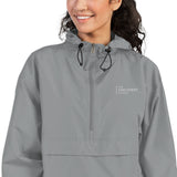 The Discovery School Adult Embroidered Champion Packable Jacket - White Embroidery on Navy, Scarlet, or Graphite