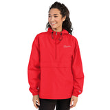 The Discovery School Adult Embroidered Champion Packable Jacket - White Embroidery on Navy, Scarlet, or Graphite