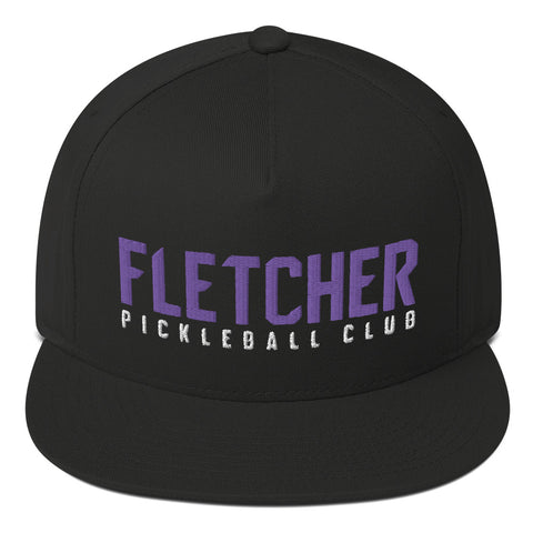 FHS Pickleball Club Embroidered Flat Bill Cap
