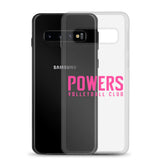 Pink POWERS VOLLEYBALL CLUB Samsung Case.