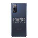 Gray POWERS VOLLEYBALL CLUB Samsung Case.