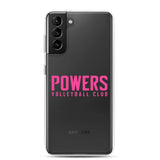 Pink POWERS VOLLEYBALL CLUB Samsung Case.