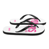 Pink POWERS VOLLEYBALL CLUB Flip-Flops.