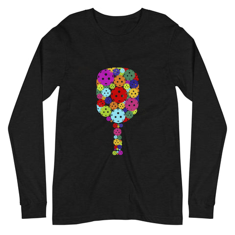 What are you dinking? Unisex Long Sleeve Tee by TRAUUHL Pickleball