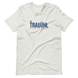 TRAUÜHL Pickleball Unisex t-shirt red, white, and blue