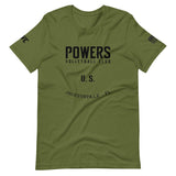 POWERS VOLLEYBALL CLUB Salute Unisex t-shirt