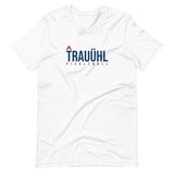 TRAUÜHL Pickleball Unisex t-shirt red, white, and blue