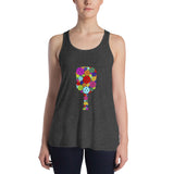 What are you dinking? Women's Flowy Racerback Tank by TRAUUHL Pickleball