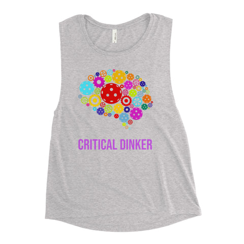 Critical Dinker Ladies’ Muscle Tank by TRAUUHL Pickleball